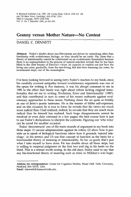 Dennett - Granny versus Mother Nature—No Contest.pdf